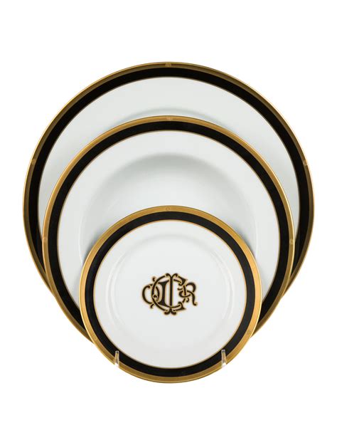 dior crockery set|Dior plate set price.